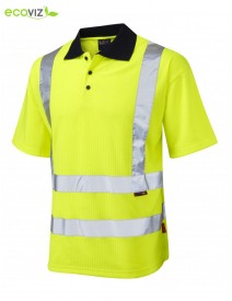 Leo Croyde Short Sleeved Polo Shirt - Yellow